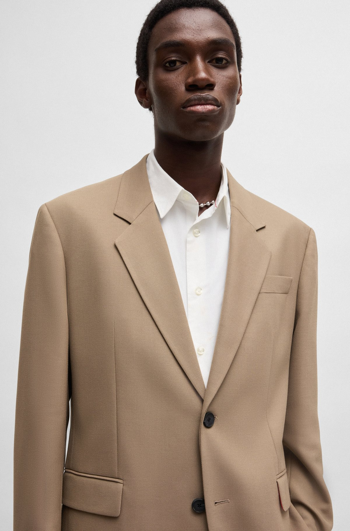 MODERN-FIT JACKET IN STRETCH TWILL WITH FULL LINING - 5