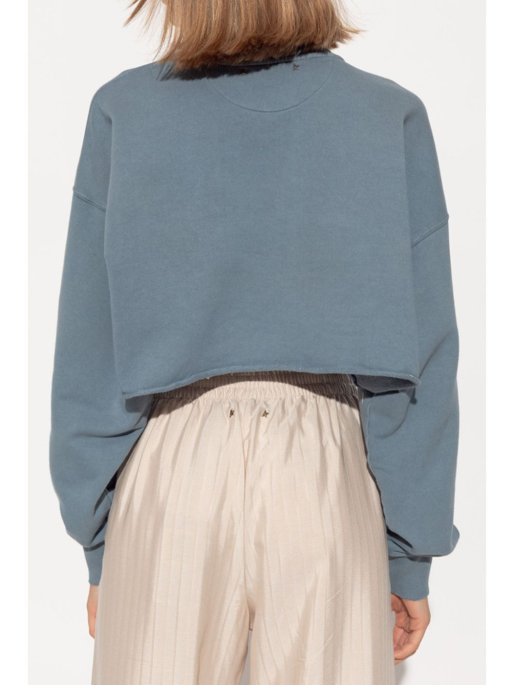 Golden Goose Women Journey Cropped Crewneck Sweatshirt - 5