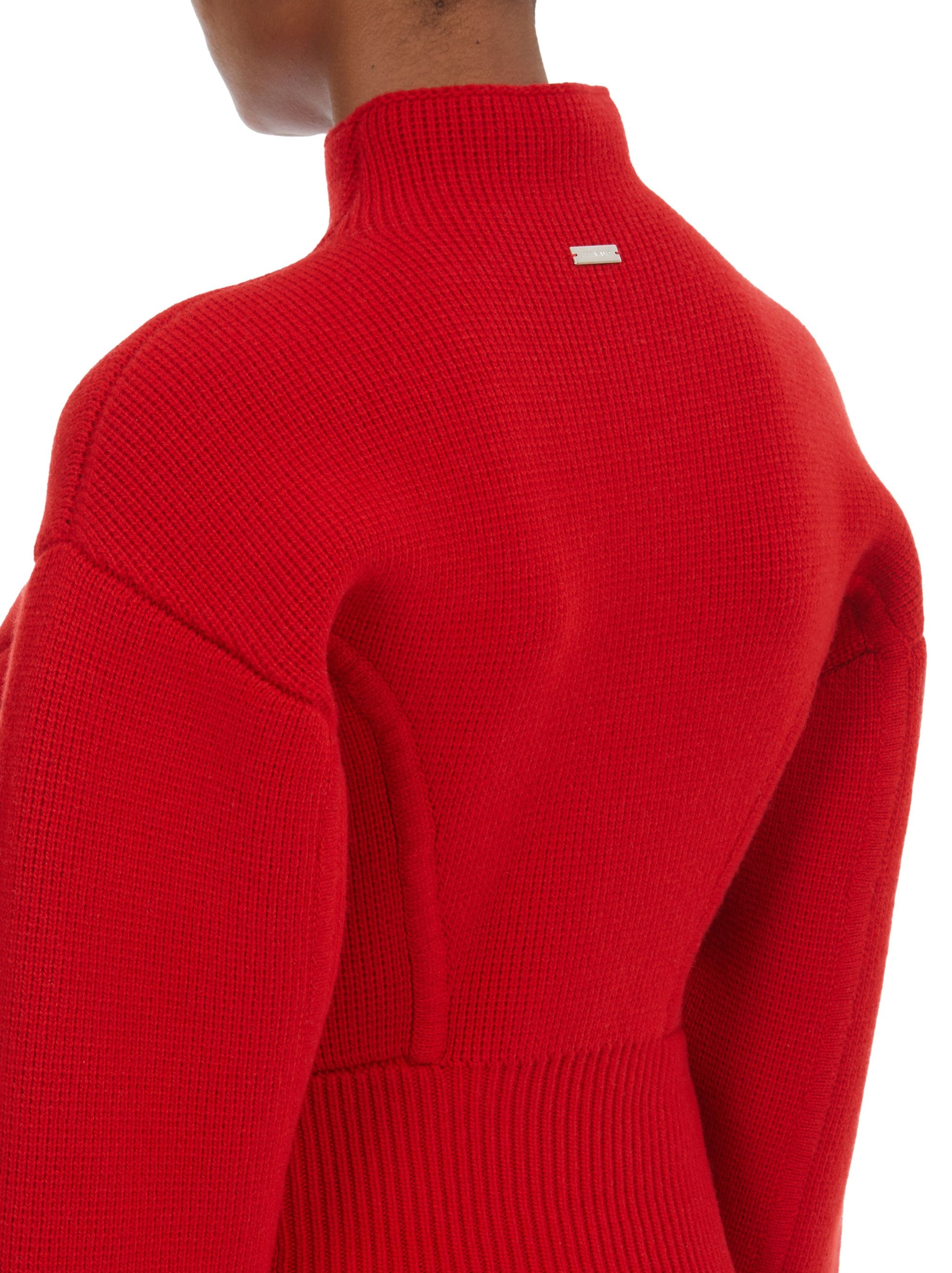 Puffed sleeve sweater - 4