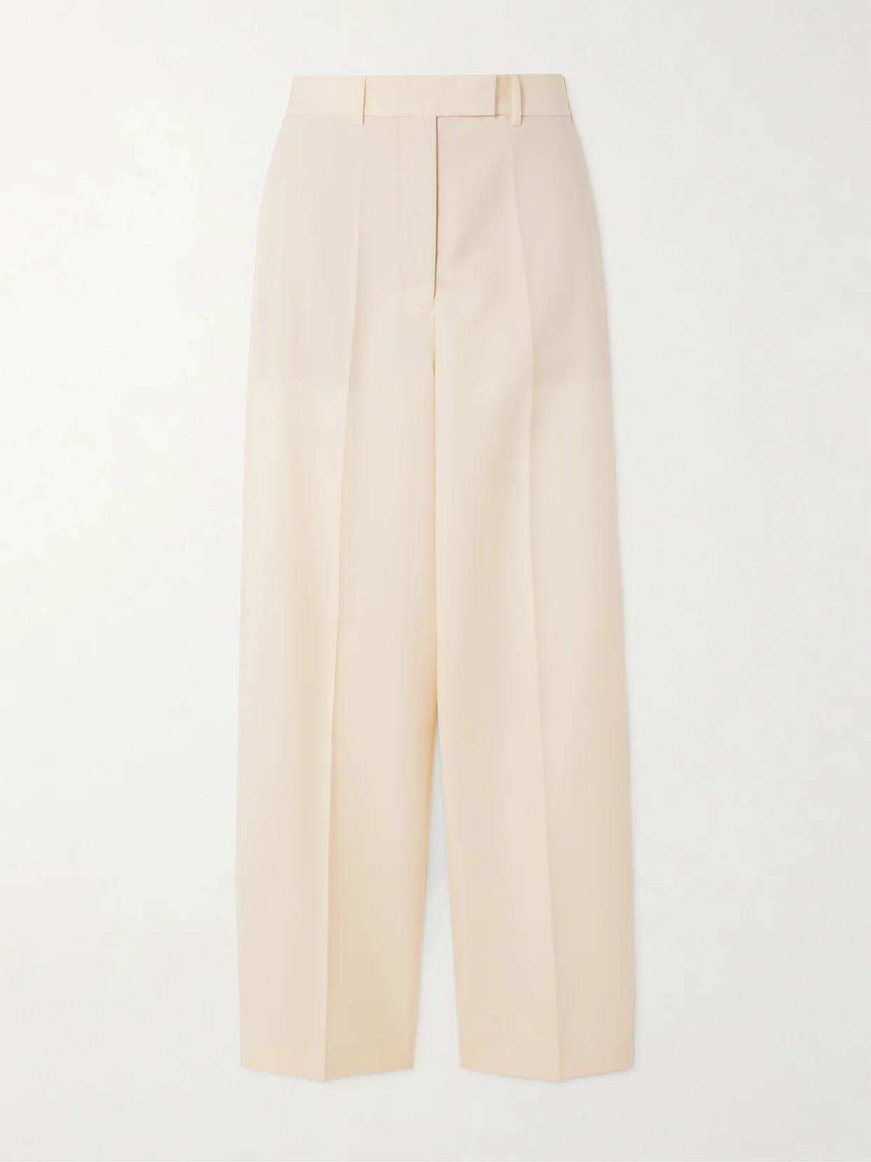 Wool-twill Wide-leg Pants - 1