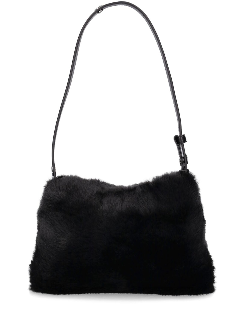 Mini Puffin faux fur bag - 5