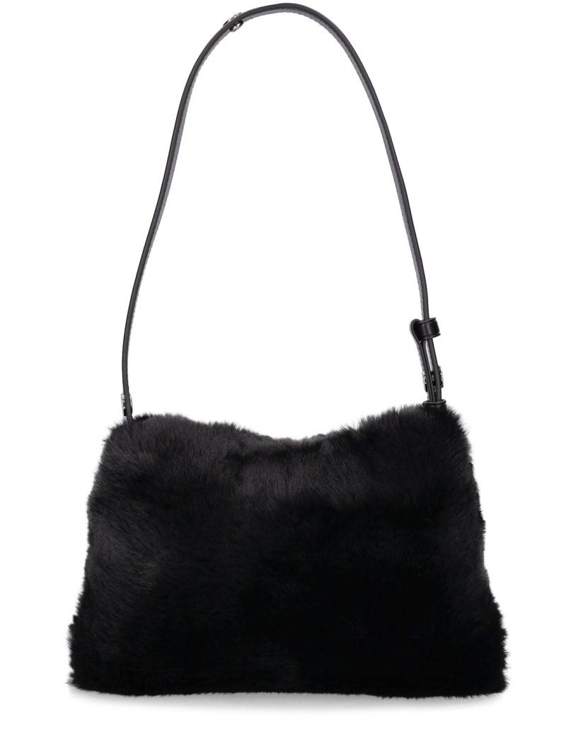 Mini Puffin faux fur bag 5