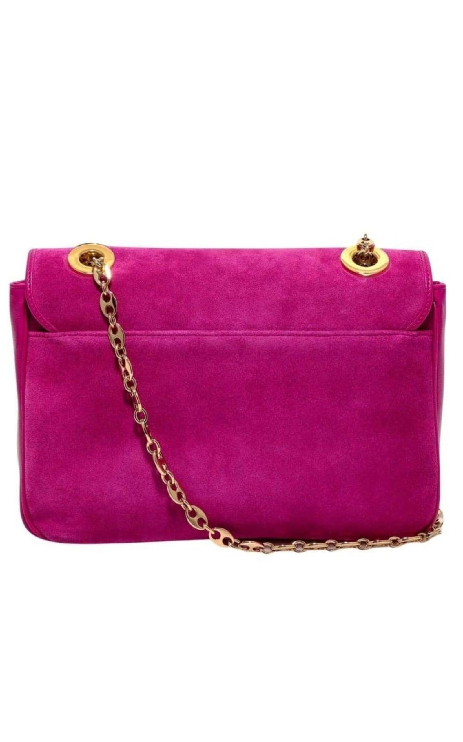Small Suede Shoulder Bag - 4