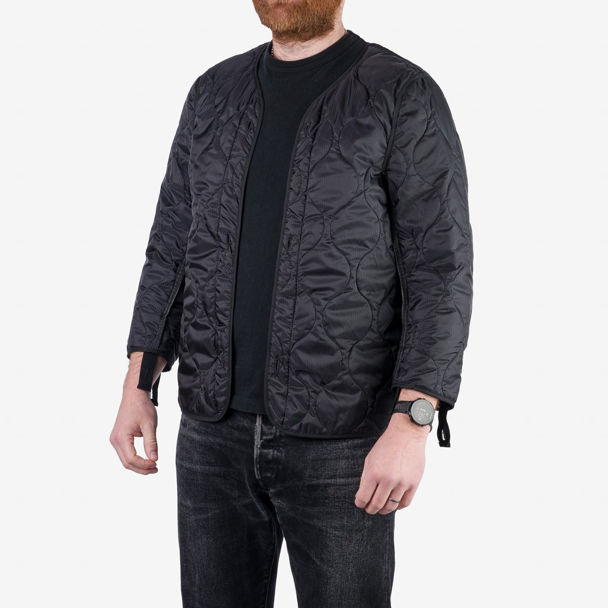 IHM-41-BLK Quilt Lining M65 Field Jacket - Black - 5