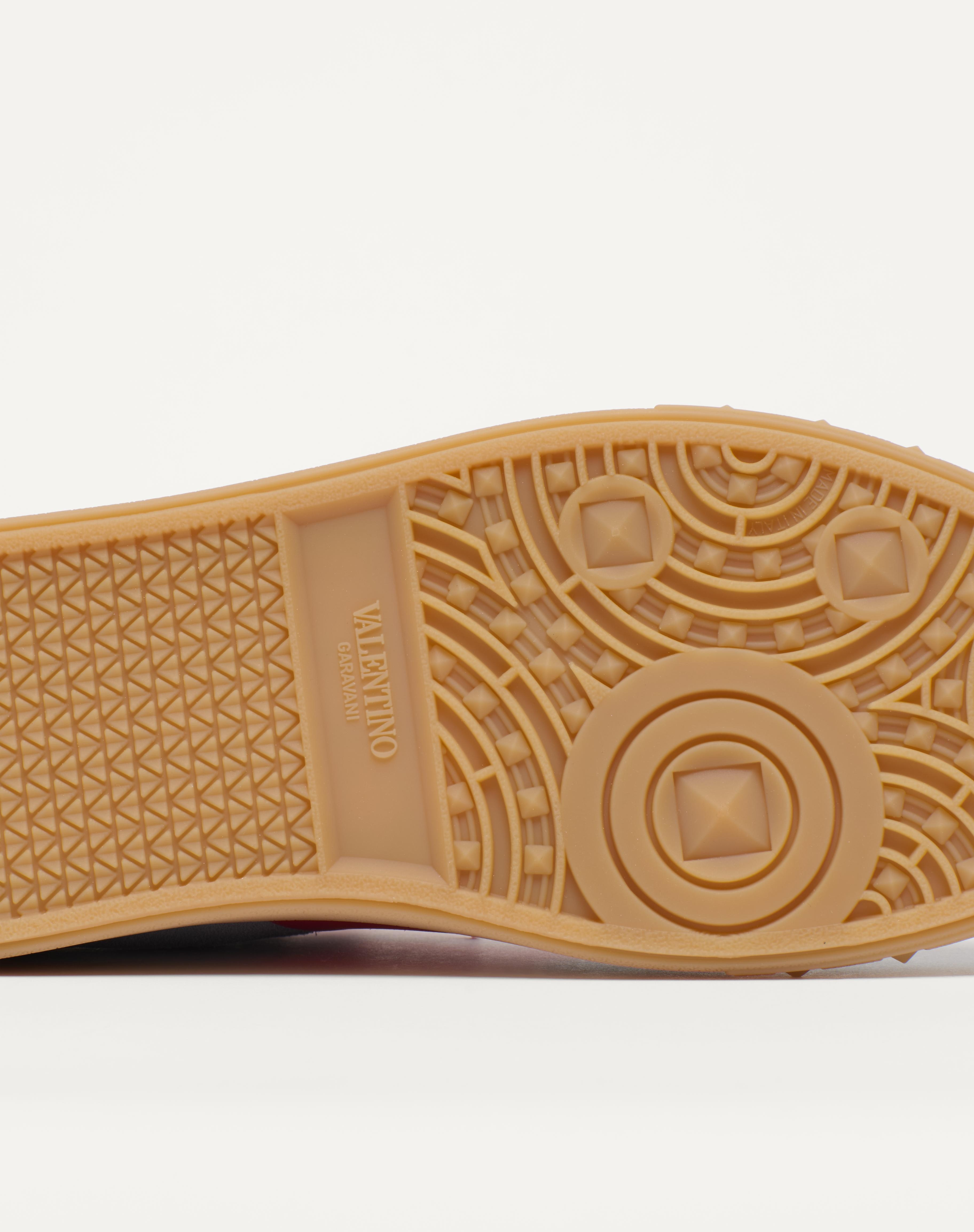 UPVILLAGE LOW TOP SNEAKER IN SPLIT LEATHER AND CALFSKIN NAPPA LEATHER - 4