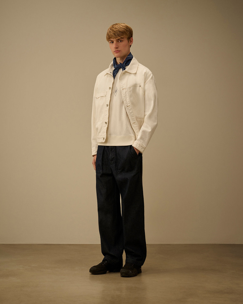 C.P. Company Malfilè Fleece Short Sleeve Sweatshirt outlook