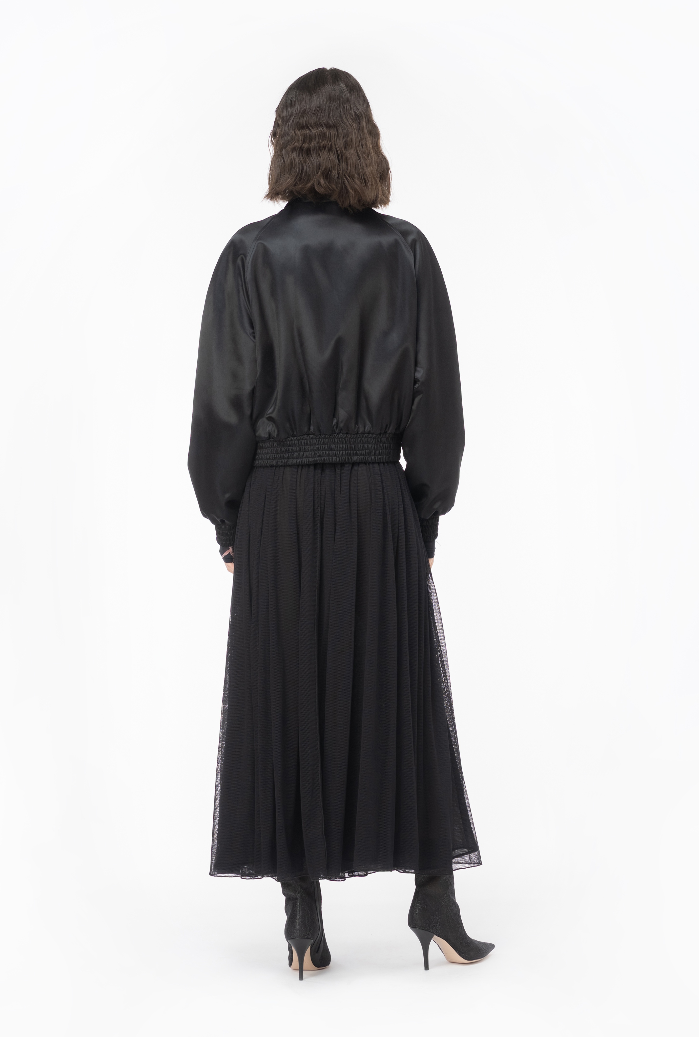 PINKO REIMAGINE SATIN BOMBER JACKET BY PATRICK MCDOWELL - 3