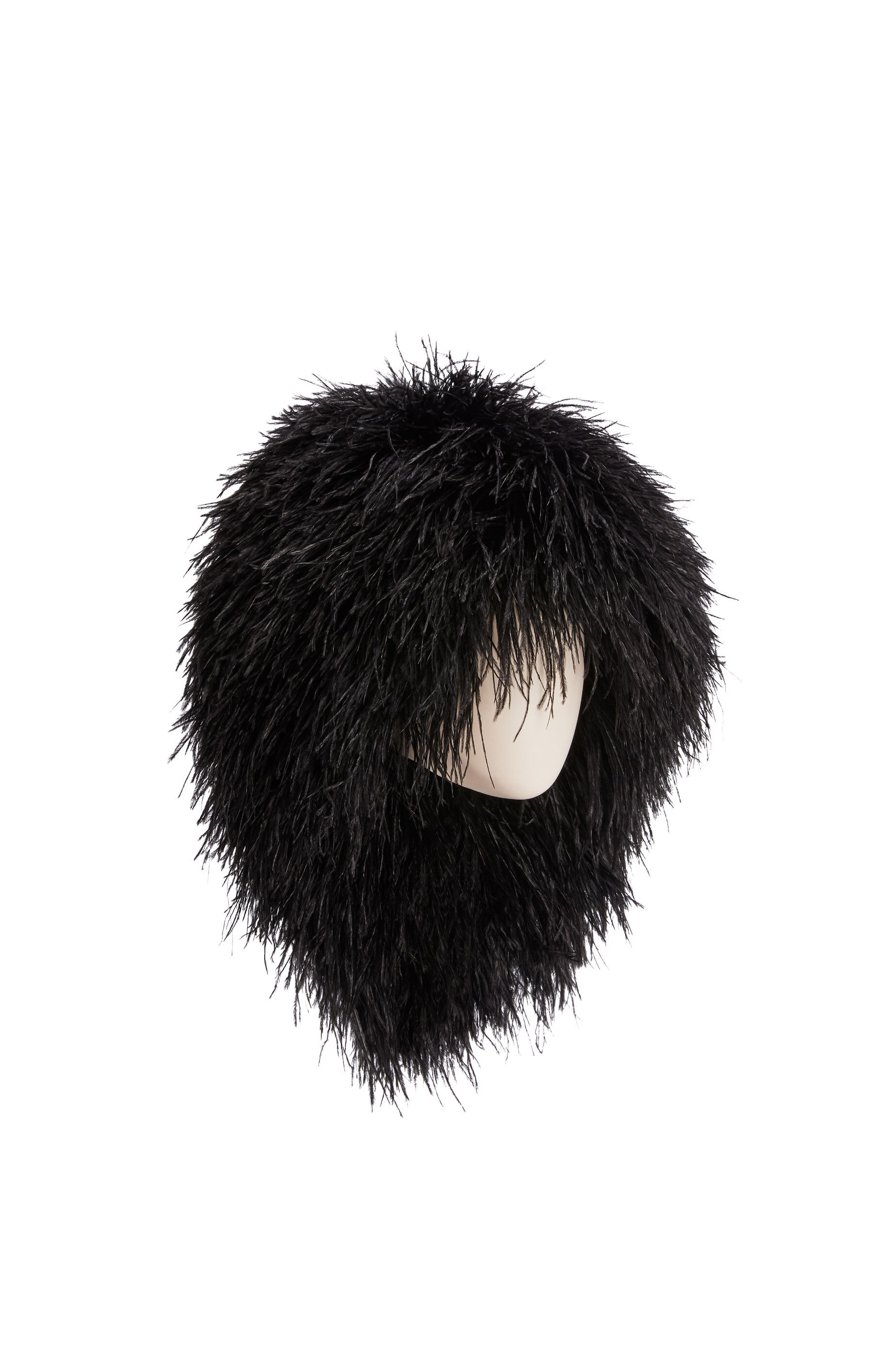 Wig hat in feathers - 3