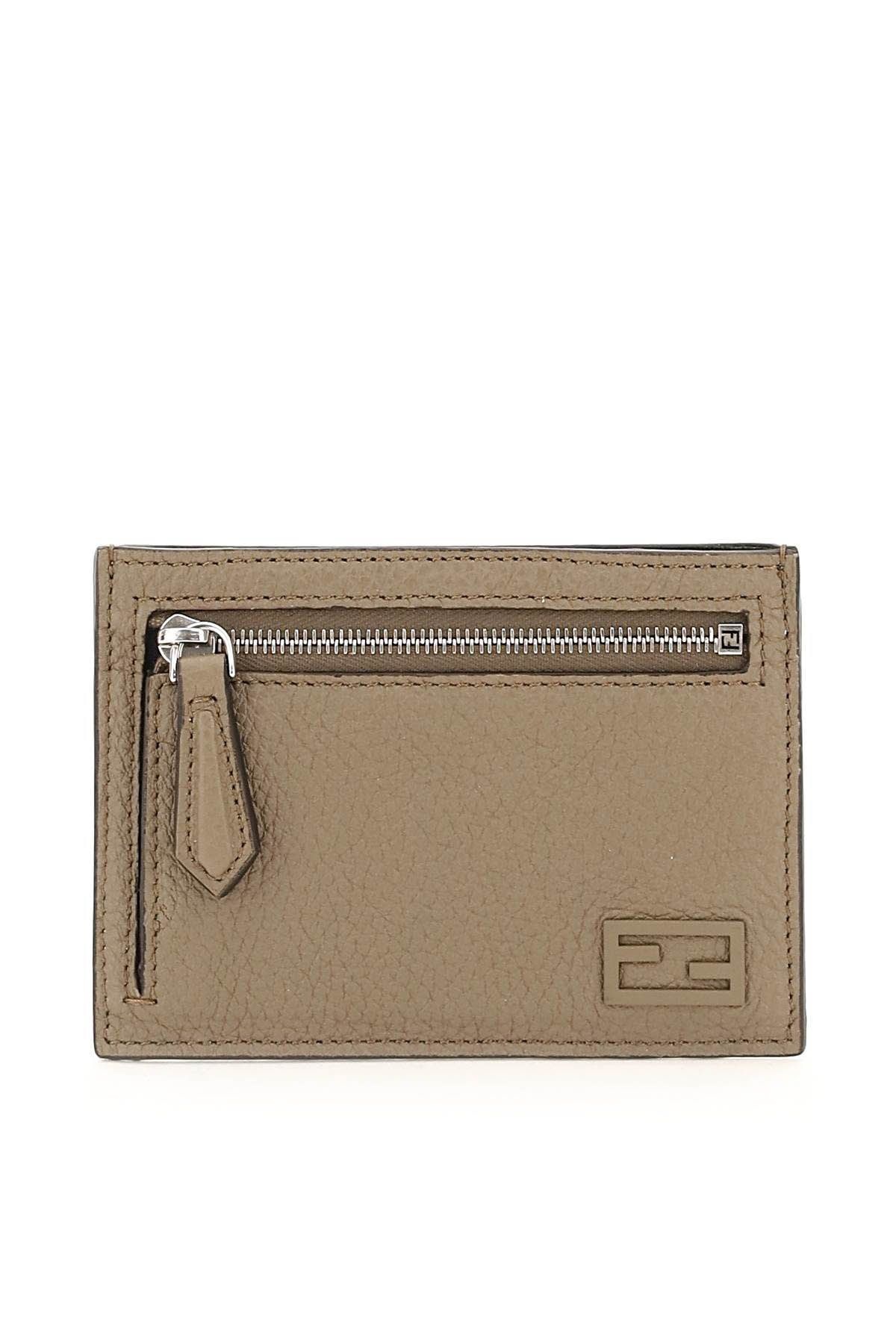 CUOIO ROMANO LEATHER ZIPPED CARD HOLDER - 1