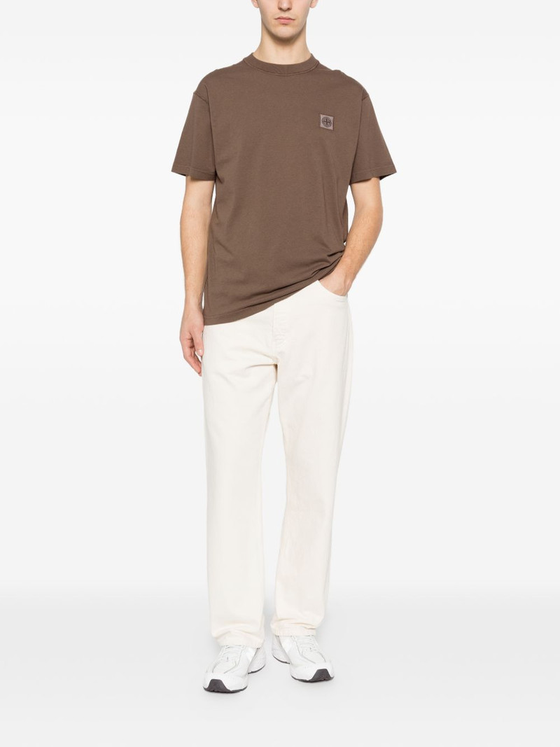 Stone Island logo-patch T-shirt outlook