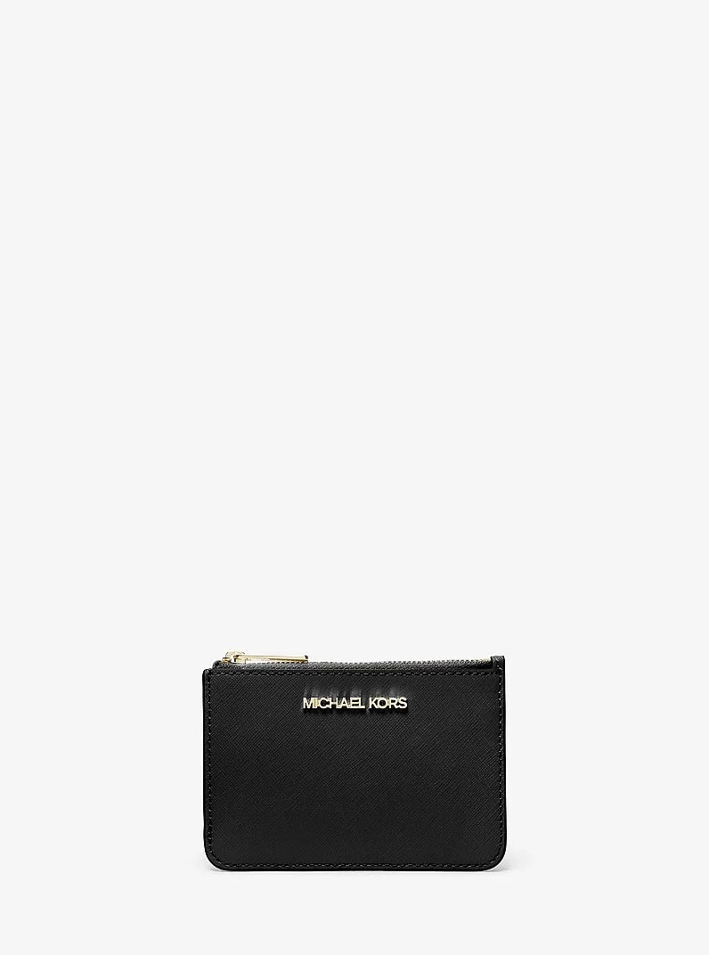 Jet Set Travel Small Saffiano Leather Coin Pouch - 1