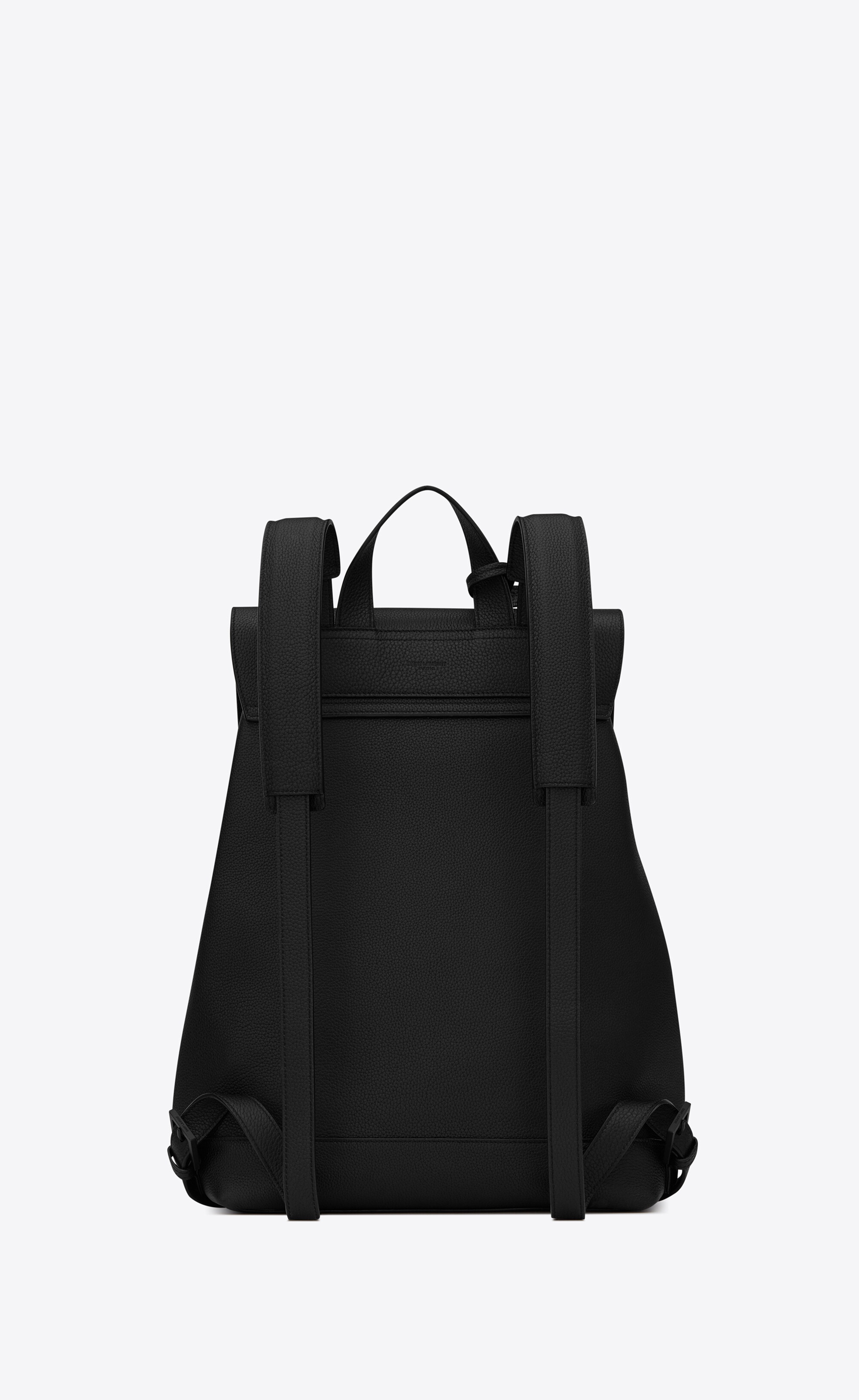 sac de jour backpack in grained leather - 2