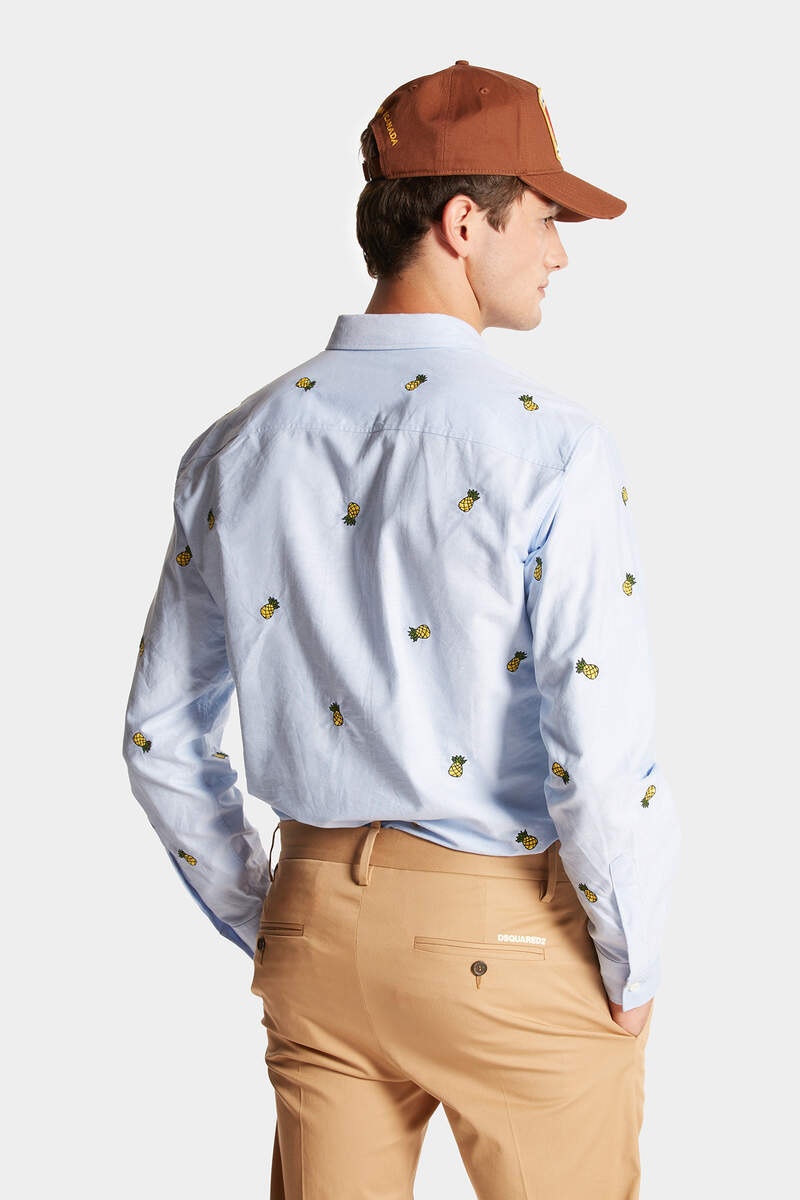 EMBROIDERED FRUITS SHIRT - 4