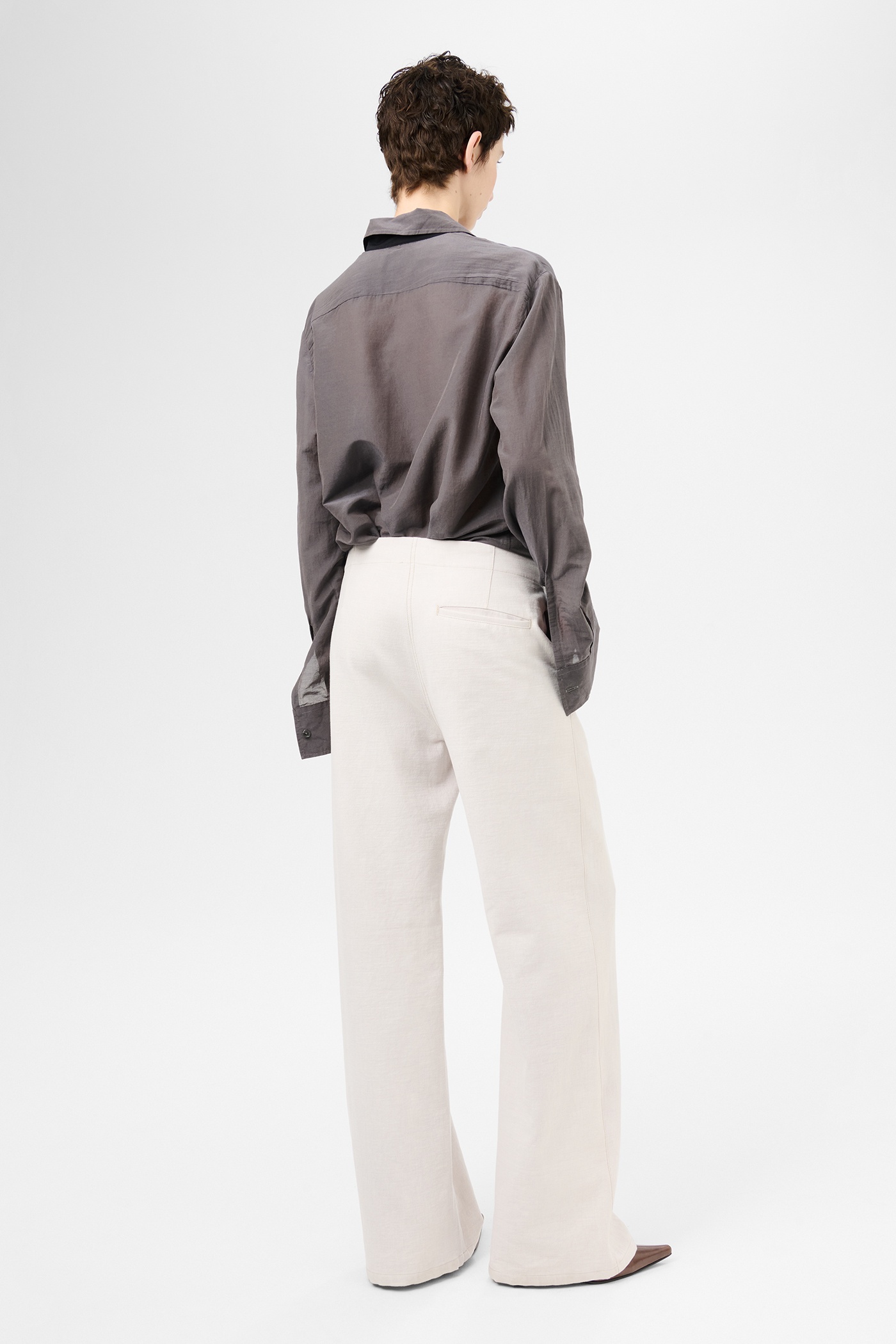 Harbour Trouser Dust Bunny Disrupted Sateen - 7