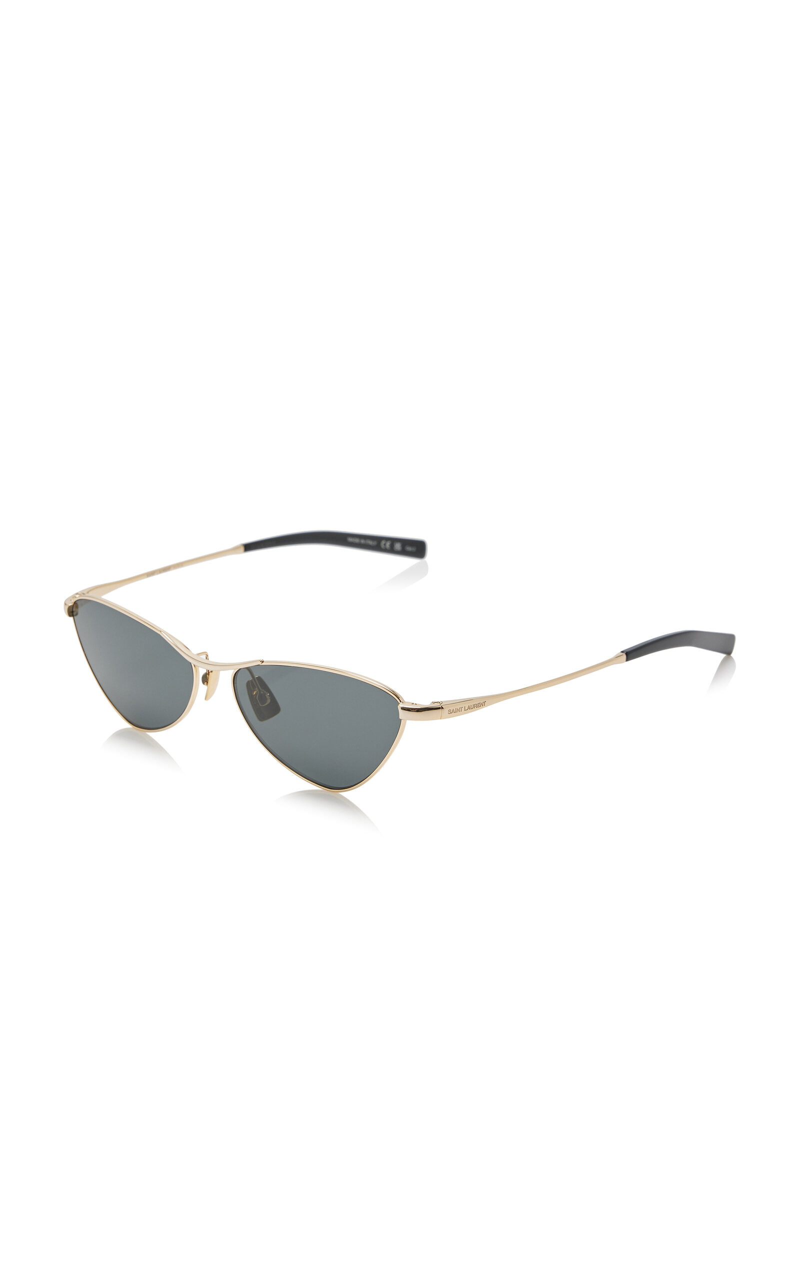 D-Frame Metal Sunglasses gold - 3