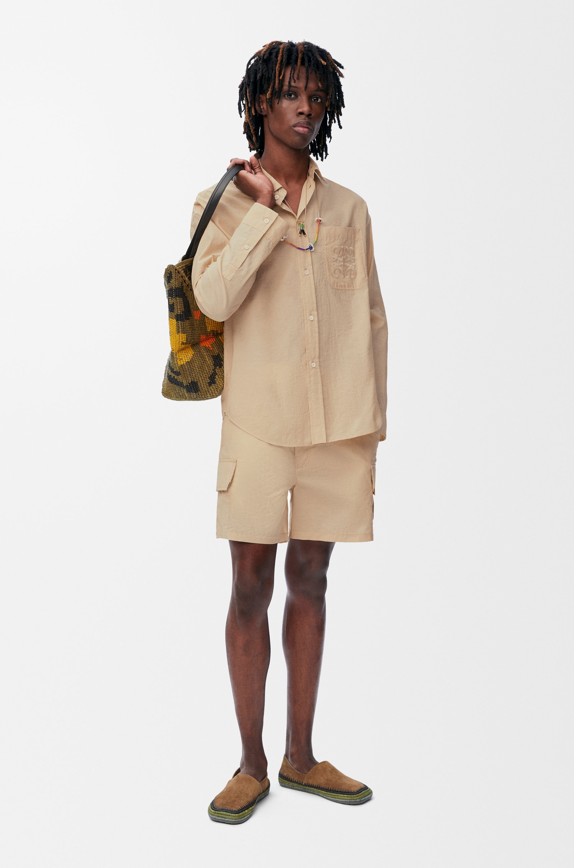 Cargo shorts in cotton blend - 2