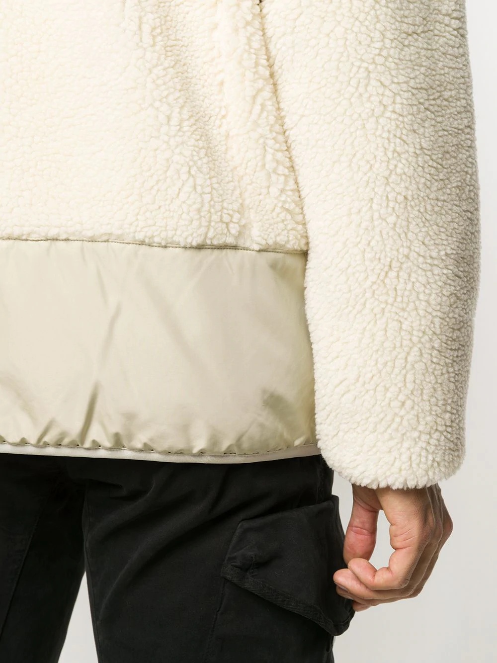 shearling bomber jacket - 5