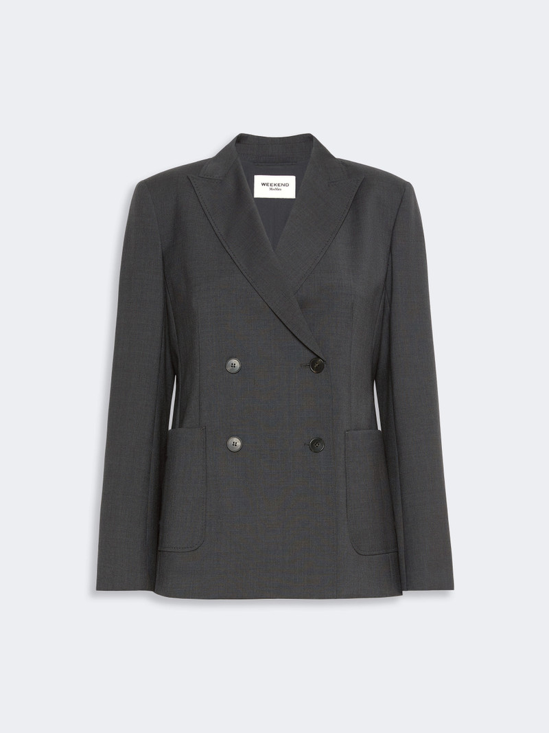 ORNATI Woollen cloth blazer - DARK GREY 1