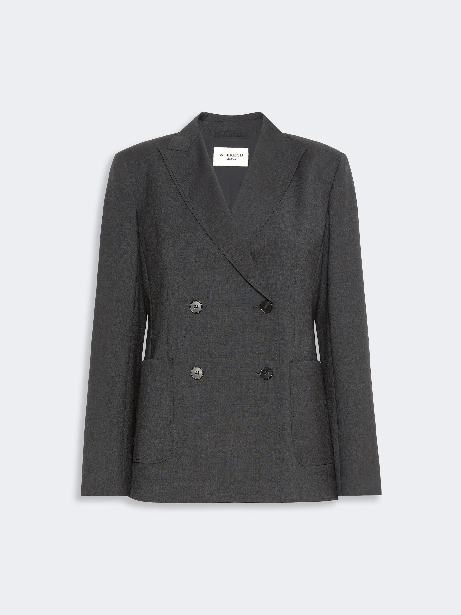 ORNATI Woollen cloth blazer - DARK GREY - 1
