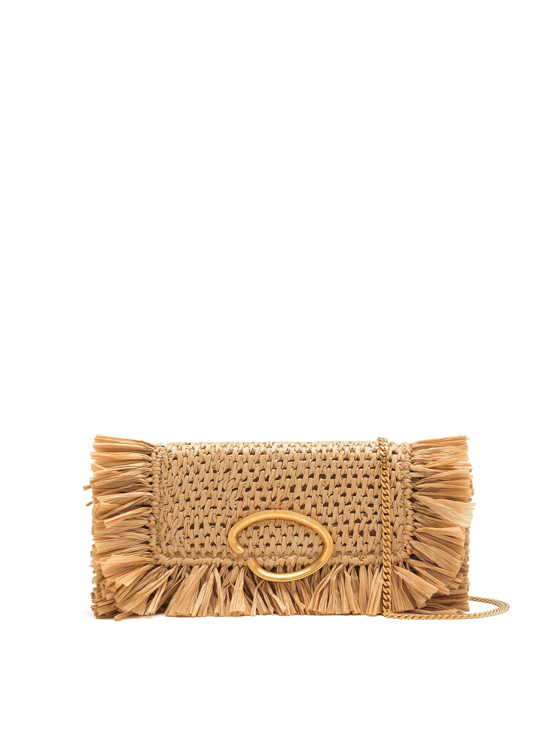 RAFFIA FRINGE O POCHETTE - 1