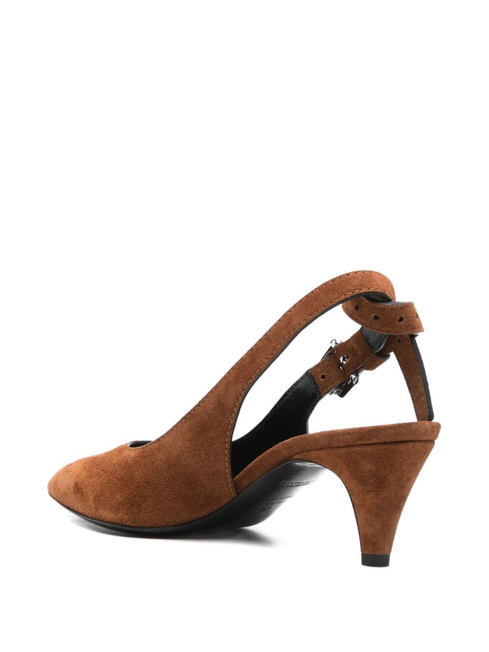 60mm slingback suede pumps - 3