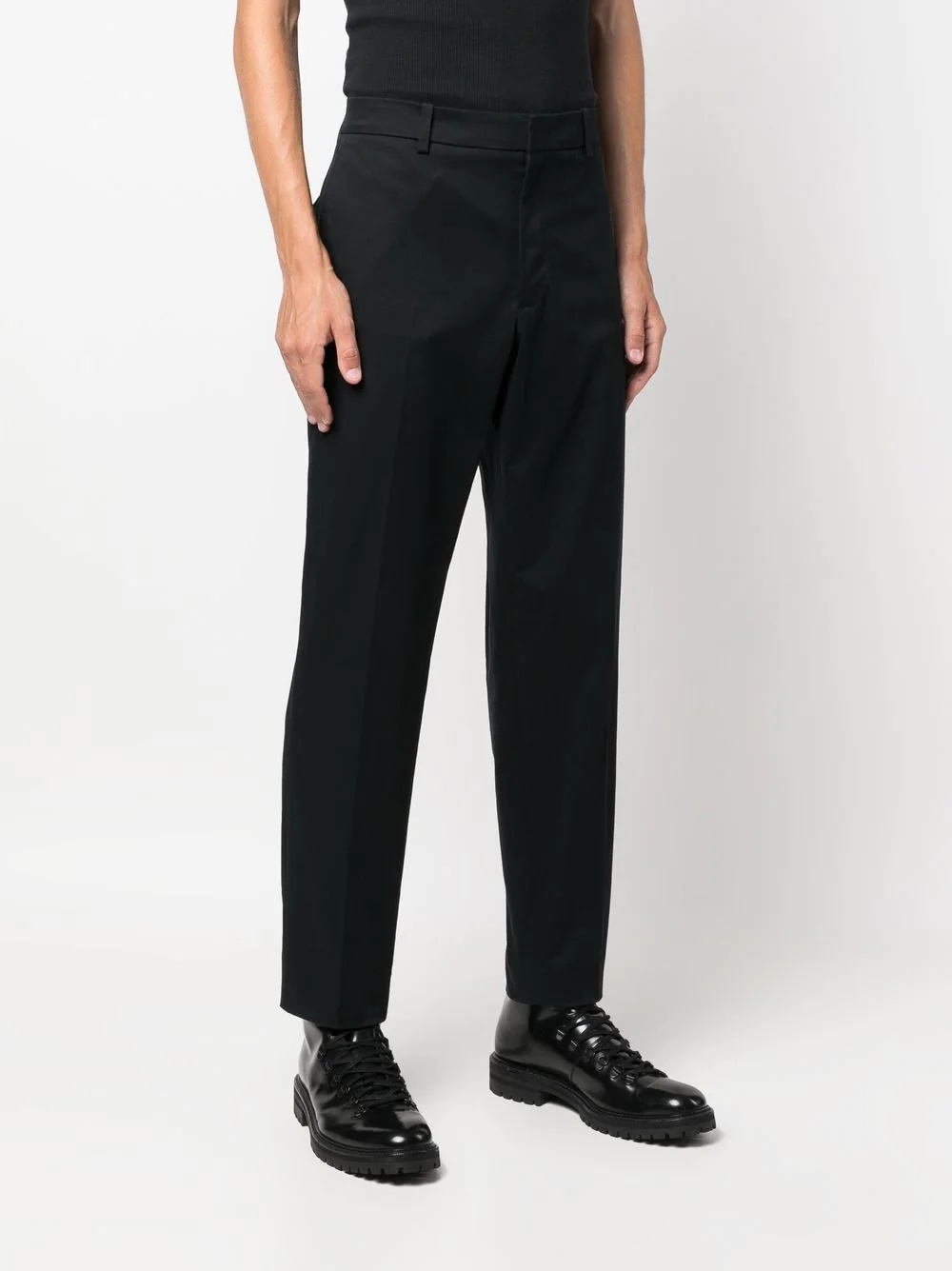 straight-leg cut trousers - 3