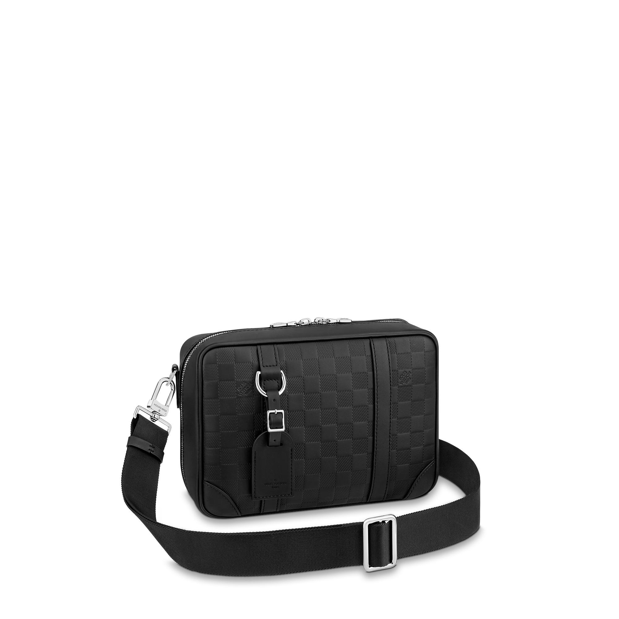 Louis Vuitton Sirius Messenger Bag Damier Infini Leather Black 2213192