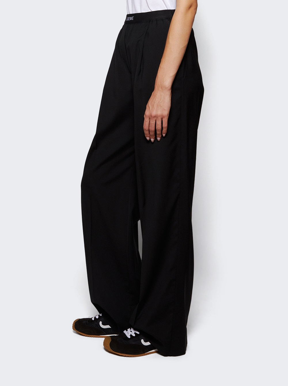 Wool Trousers Black - 3