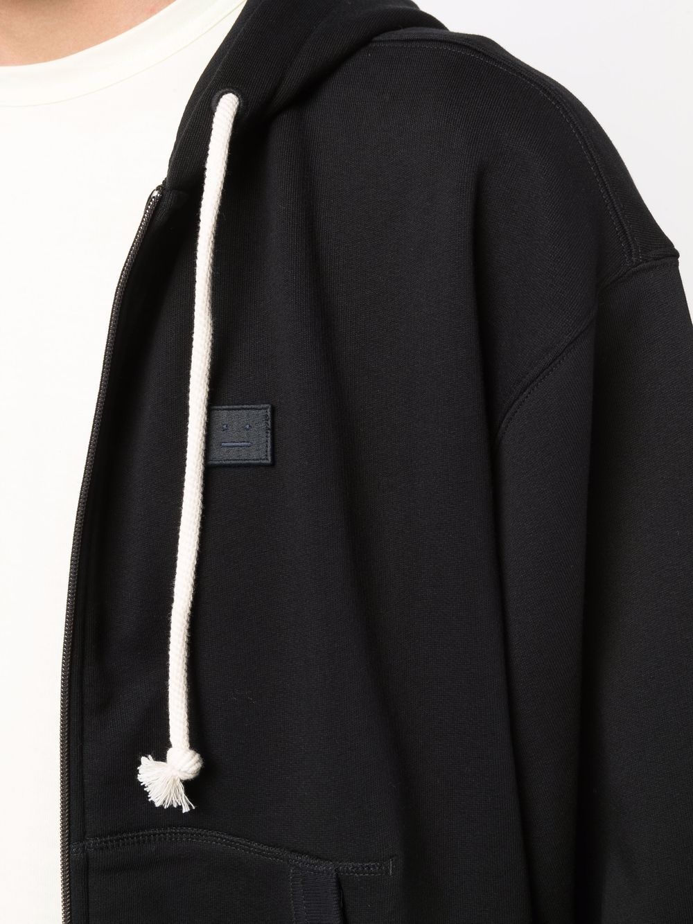 patch-detail zipped hoodie - 6