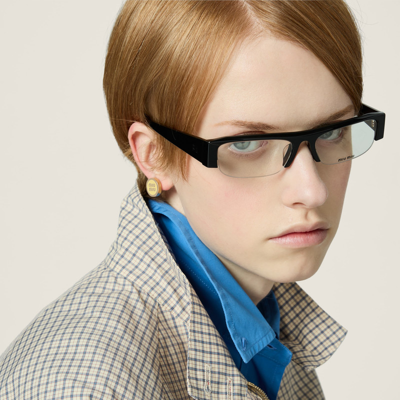 Miu Miu Enameled metal earrings outlook