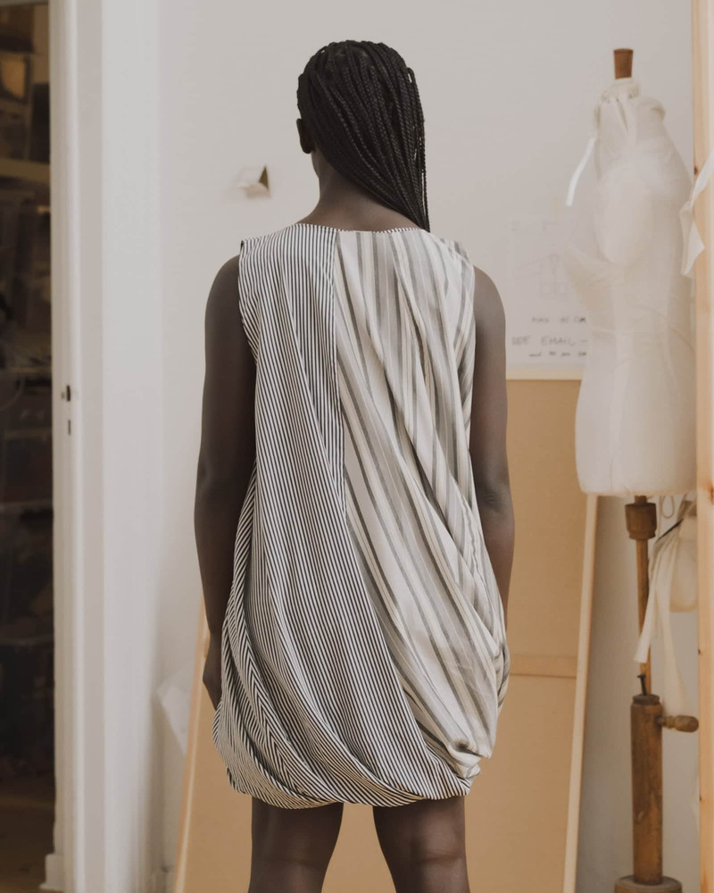 BASERANGE Bella Dress - Silk Cotton Jersey outlook