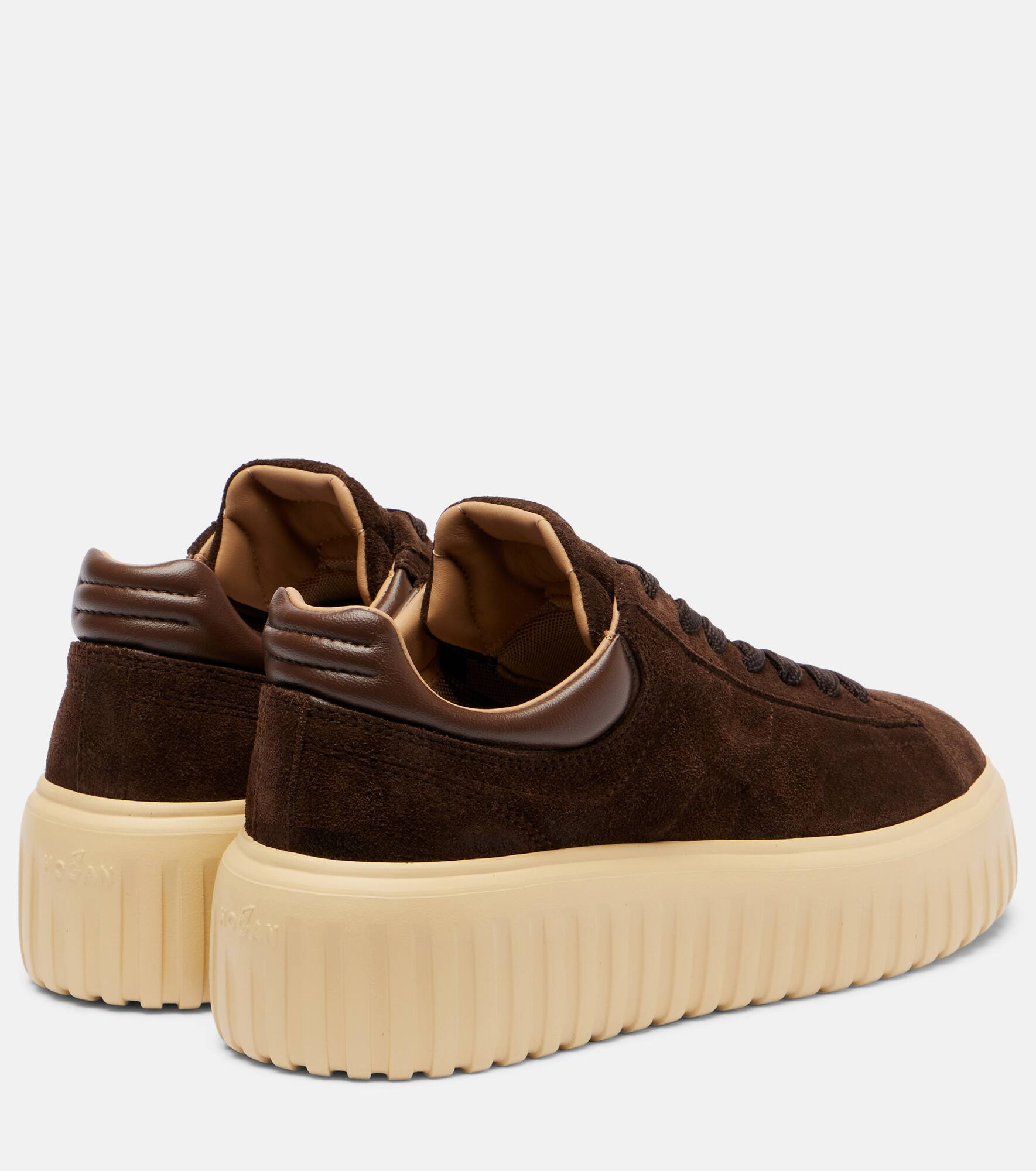 H-Stripes suede platform sneakers - 2