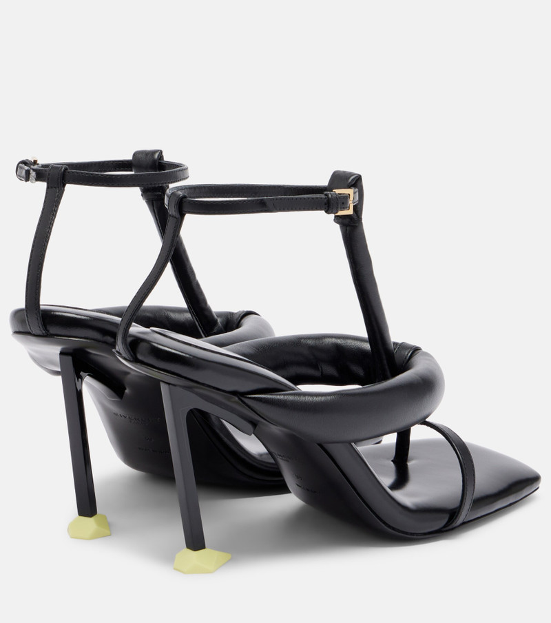 Givenchy Boudoir leather thong sandals outlook