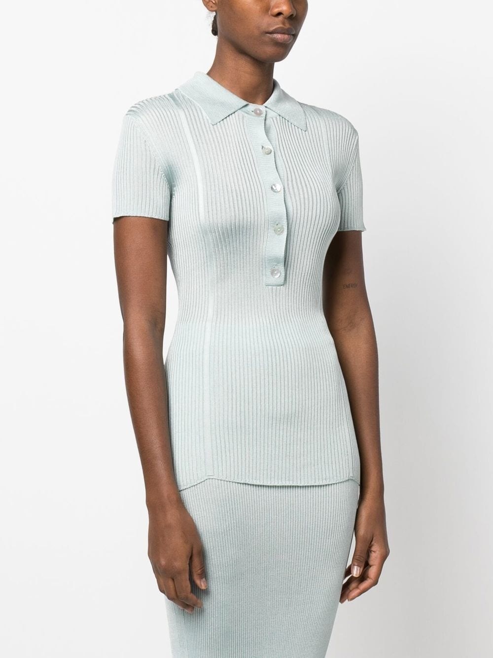knitted short-sleeve top - 3