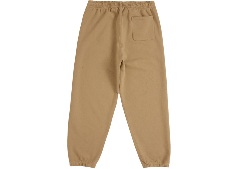 Supreme Supreme Satin Appliqué Sweatpant (FW25) Brown outlook
