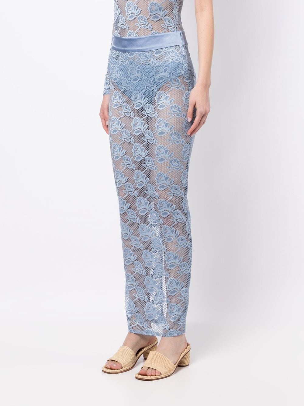 Rosalia lace straight skirt - 3