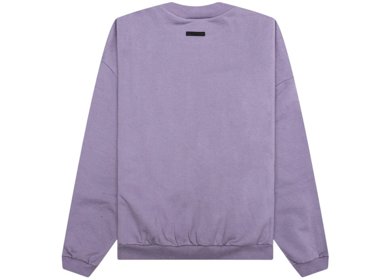 Fear of God Fear of God Logo Printed Crewneck Sweatshirt Lavender outlook