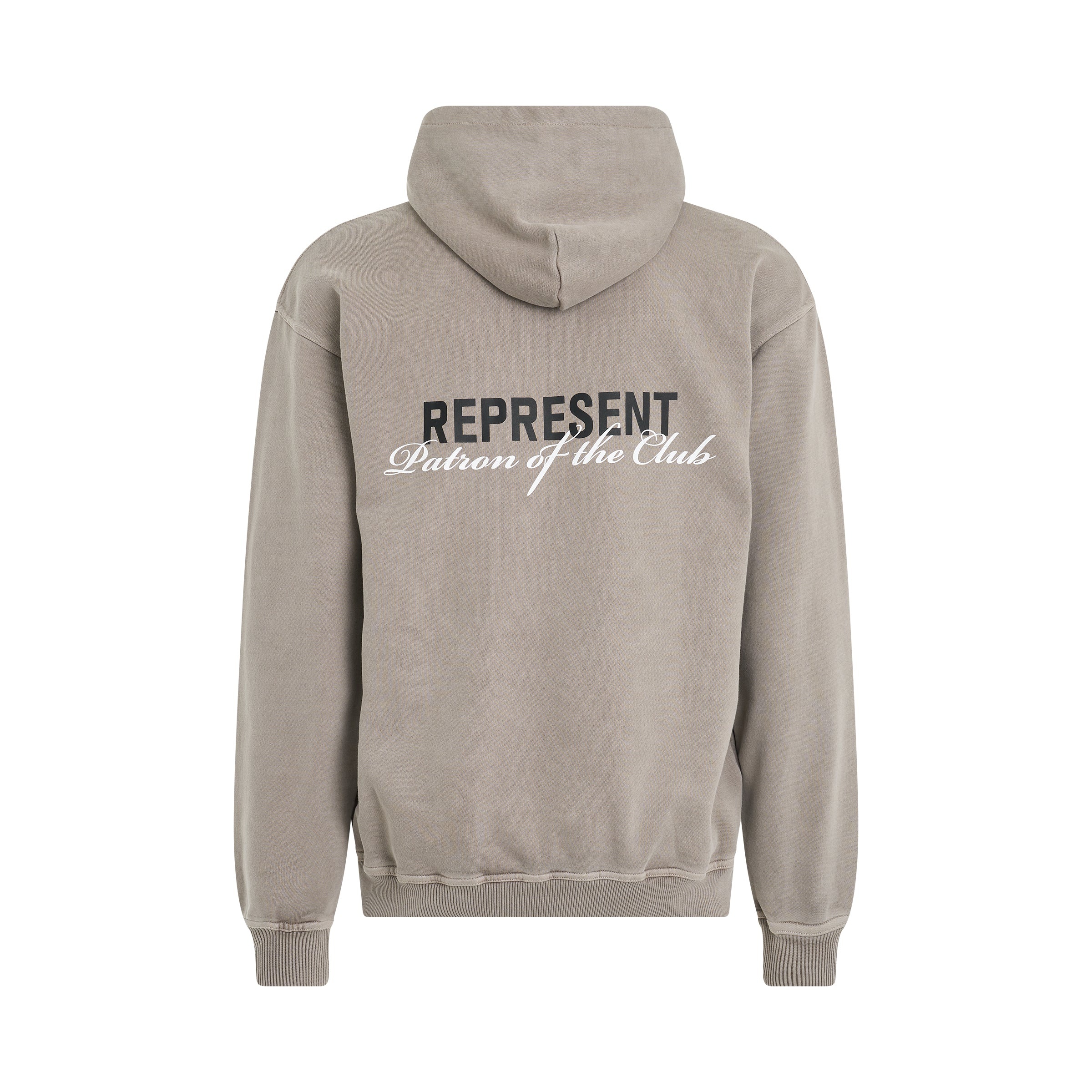 Patron of the Club Hoodie in Mudstone - 4