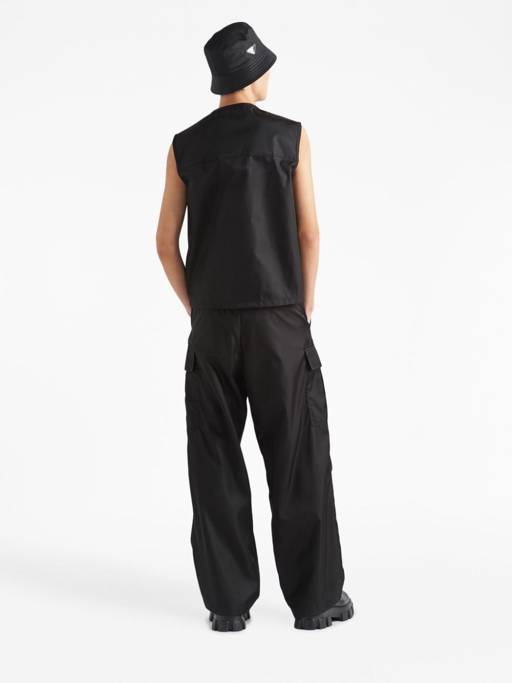 Re-Nylon cargo gilet - 3