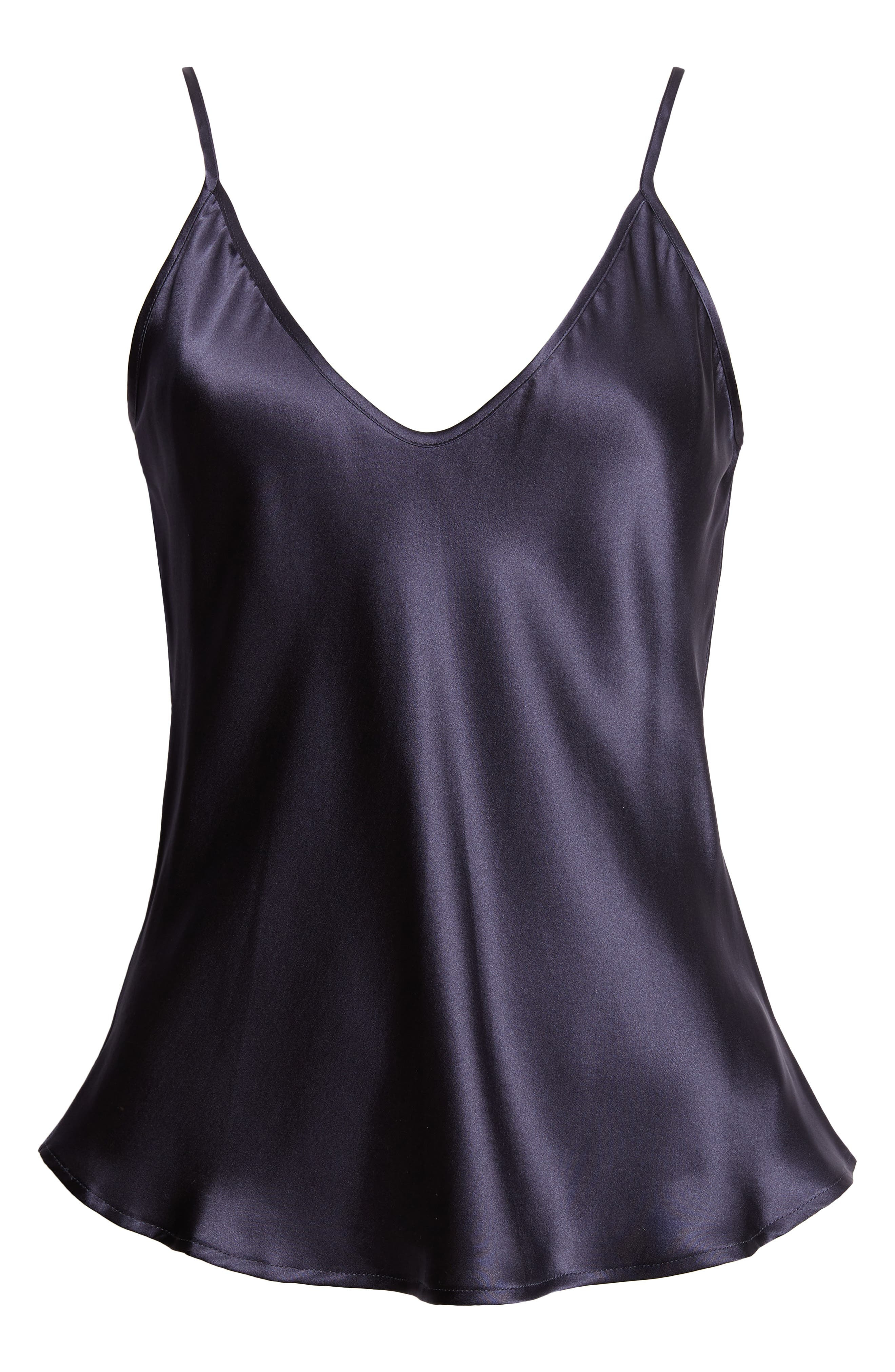 L'AGENCE Lexi Silk Camisole in Black at Nordstrom - 5