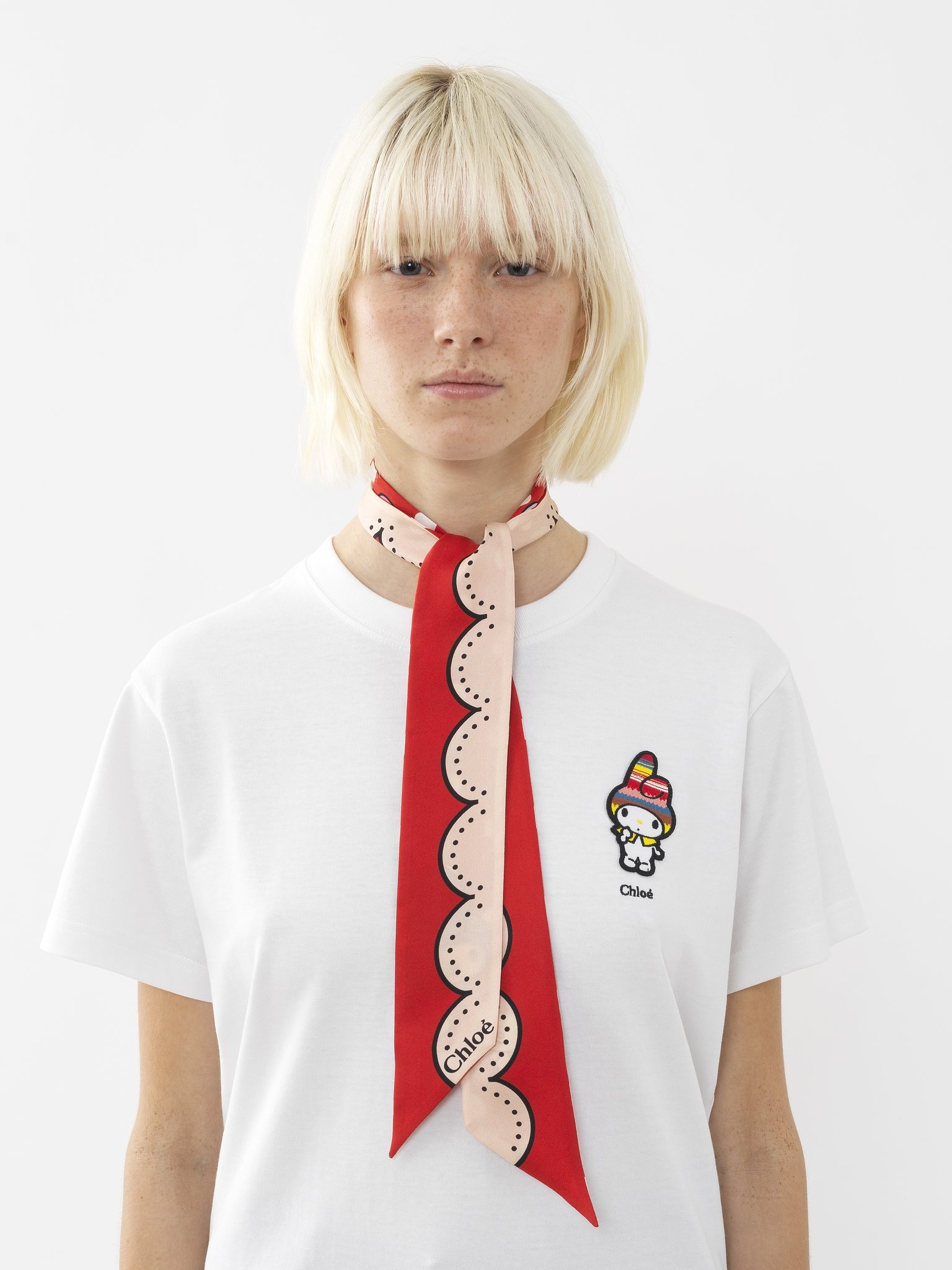 MY MELODY FOR CHLOÉ PRINTED SKINNY SCARF - 2