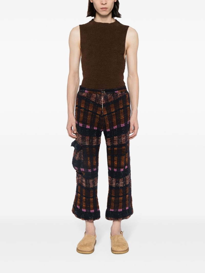 vitelli warp-knit cropped cargo pants outlook