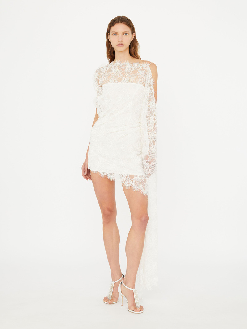 Floating Lace Mini Dress 3
