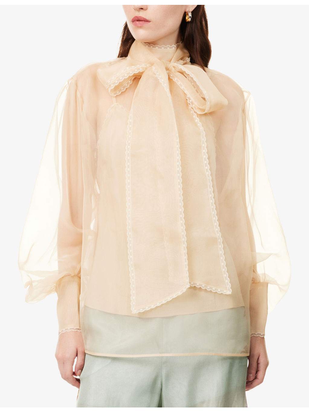 Memento Organza Silk Blouse - 3