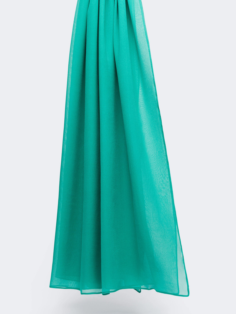 STARNA Silk georgette stole - GREEN 1