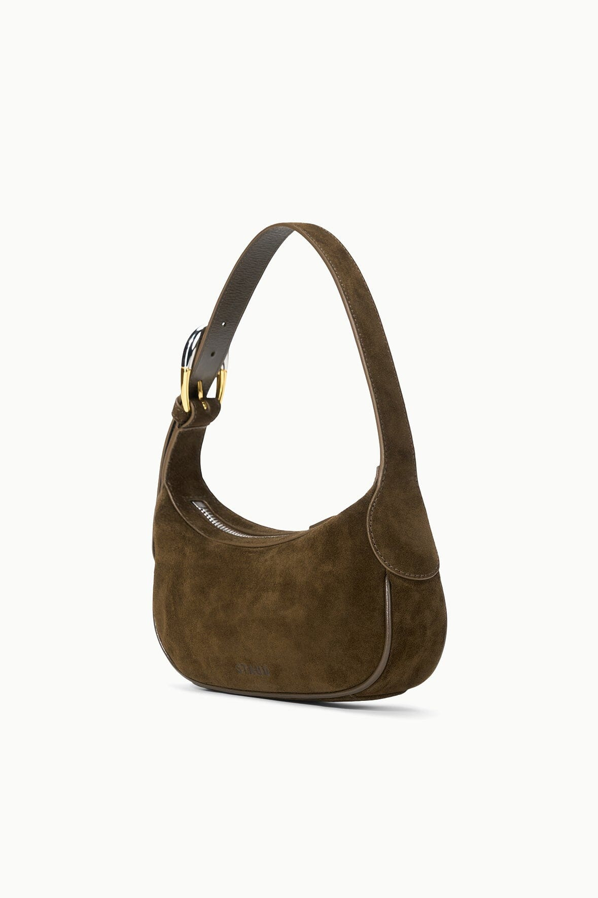 STAUD OWEN BAG TRUFFLE SUEDE - 3