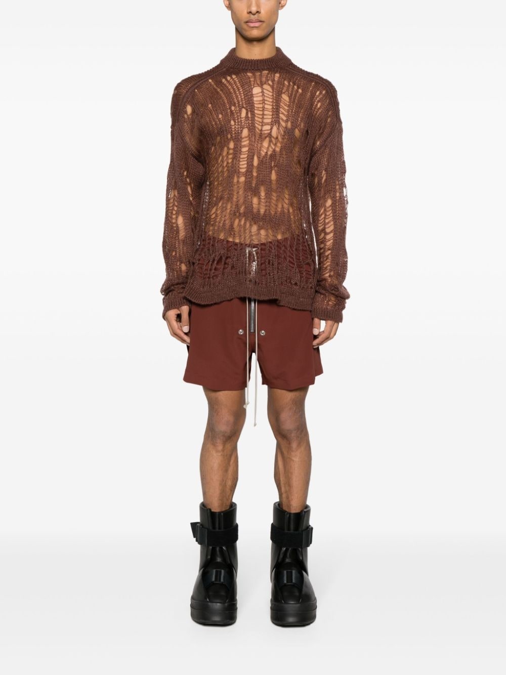Tommy Lupetto open-knit jumper - 2