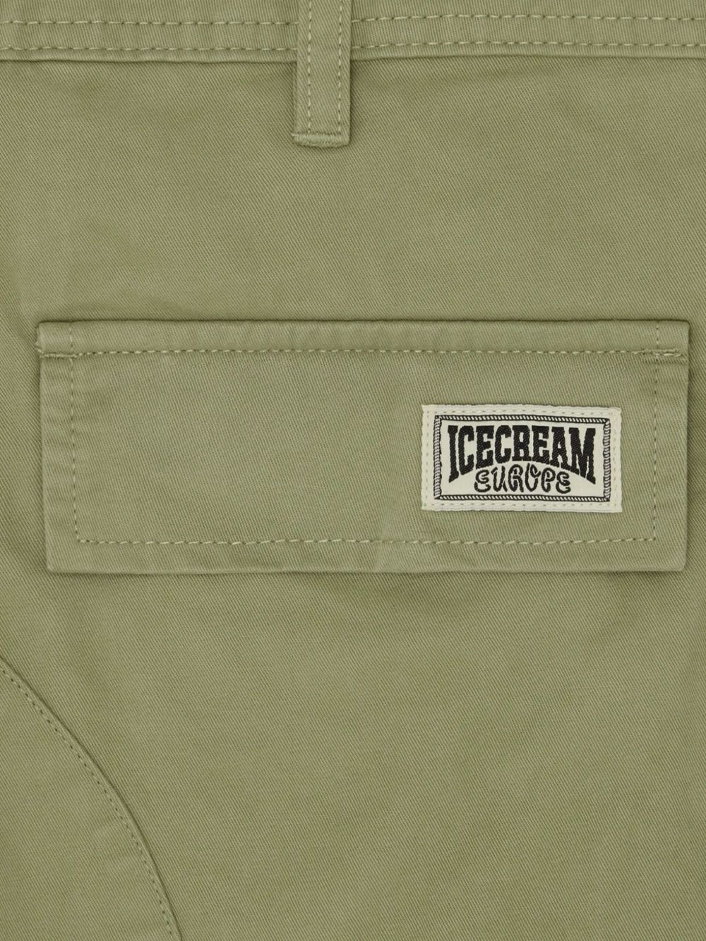 GRAPHIC-PRINT CARGO TROUSERS - 4