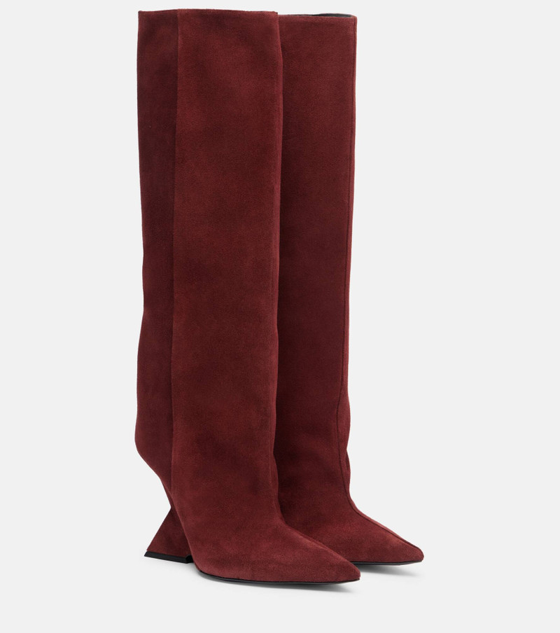 Cheope 105 suede knee-high boots 1
