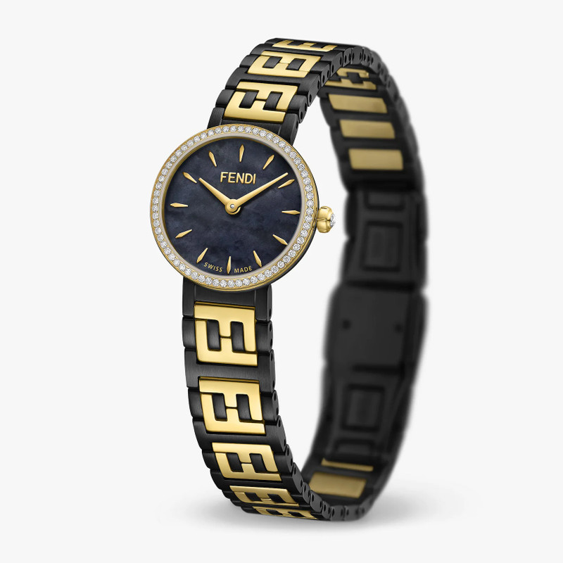 FENDI 19 MM - Watch with FF logo bracelet outlook